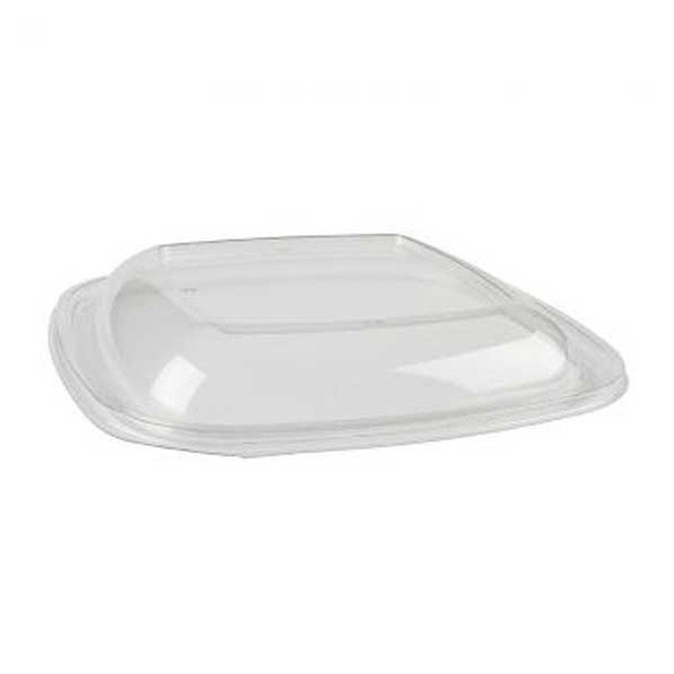 Sabert 54160B50 Lid Only for 80 oz. & 160 oz. Square Bowls, Clear