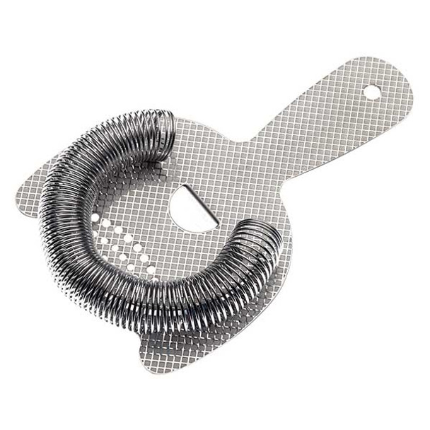 Barfly M37203 Diamond Lattice 2-Prong Heavy Duty Bar Strainer, Stainless Steel