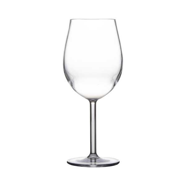 G.E.T SW-1446-1-CL Social Club 15 oz. Wine Glass, Tritan Plastic - 24/Case
