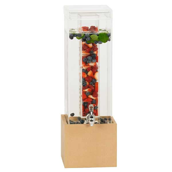 Cal-Mil 23440-3INF-122 Renew 3 gal. Beverage Dispenser, Infusion Chamber, Square