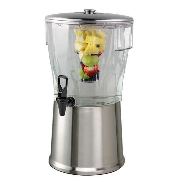 Service Ideas CBDRT5SS Essential 5 gal. Cold Beverage Dispenser, Round
