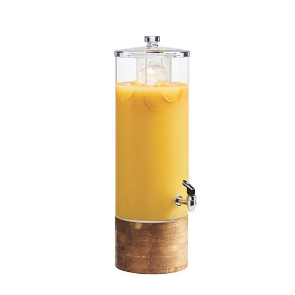 Cal-Mil 4306-3-99 Madera 3 gal. Beverage Dispenser, Ice Chamber, Round