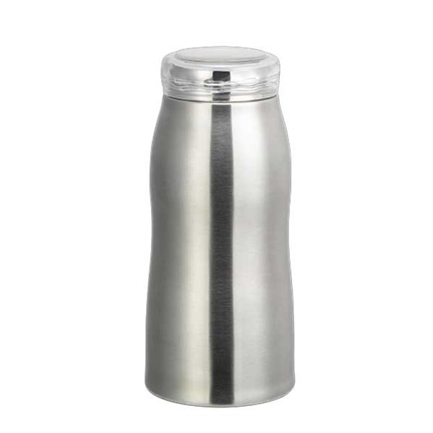 Service Ideas VV07SSTS VersaVac 0.7 Liter Twist Lid Bottle, Brushed Stainless