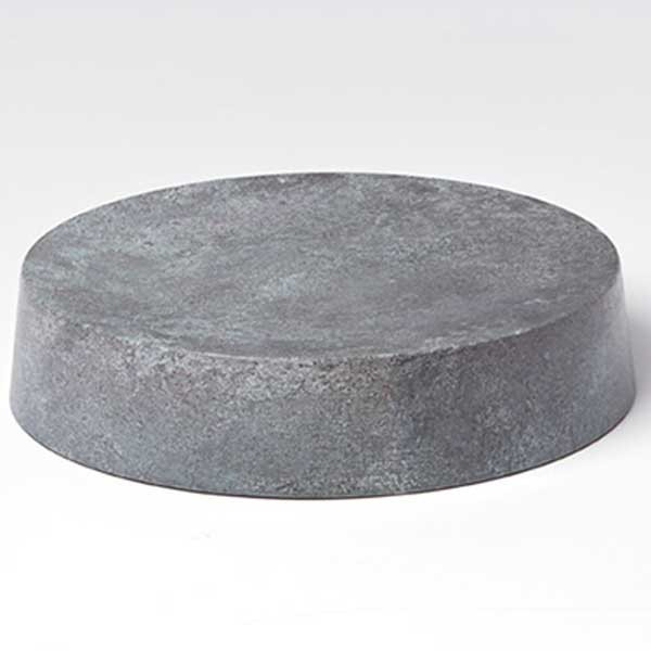 American Metalcraft GM95 Greystone 10-1/8"Dia Melamine Riser, Grey, Melamine