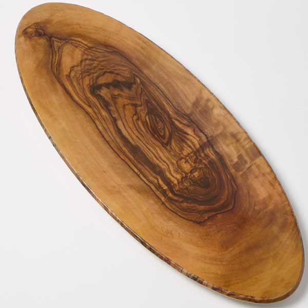 American Metalcraft OWM25 Melamine Naturals 25-1/2" x 10-1/4" Serving Board, Melamine, Olive Wood