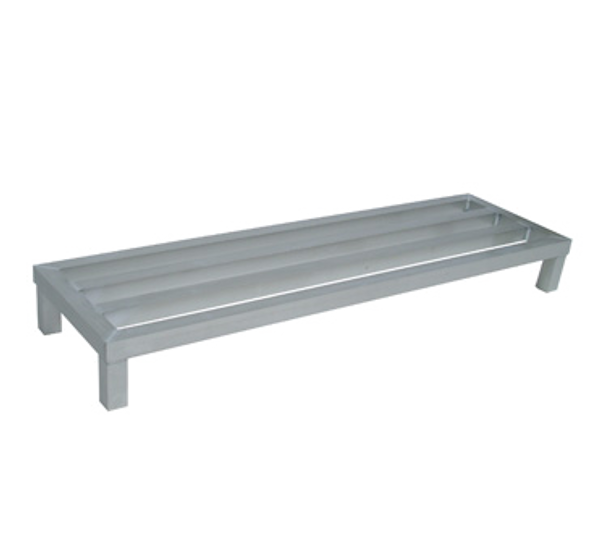 John Boos ALJB482012 Aluminum Dunnage Rack 48" x 20" x 12"