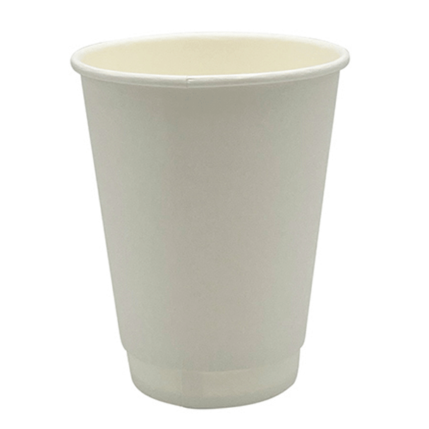 Empress EHCDW12-W Double Wall 12 oz. Hot Cup, White 500/Case