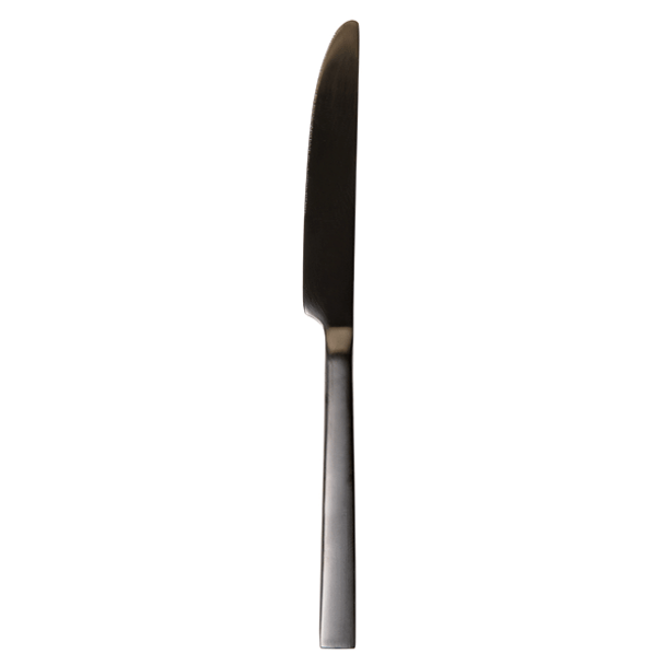 1880 Hospitality B410KDTF Chef's Table 9-1/2" Dinner Knife, SS, Black 12/Case