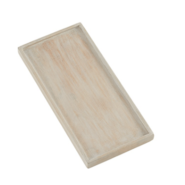 American Metalcraft MWPS14 Hampton 14-1/4" Platter, Mango Wood, Sun-Bleached