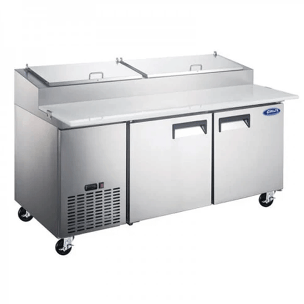 Admiral Craft GRPZ-2D Grista Refrigerated  Mega Top Pizza Prep Table