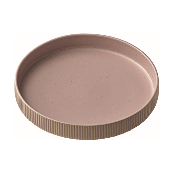 Libbey B462891 Nara 9-1/2" Plate w/Deep High Rim, Rose, 6/Case