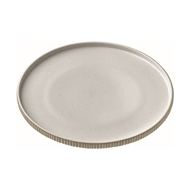 Libbey 701127791000582 Nara 10-3/8" Plate w/High Rim, White, 6/Case