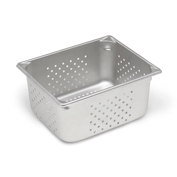 Vollrath 30263 Super Pan V Half-Size 6" Deep Perforated Table Pan