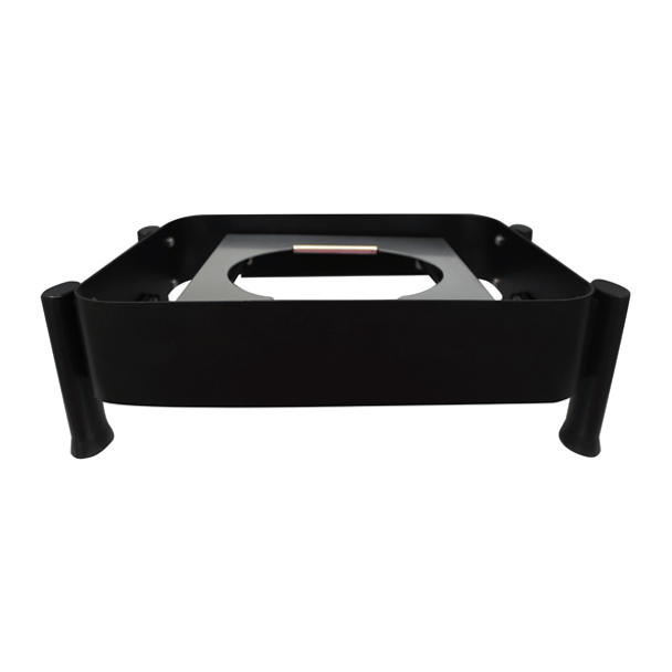Spring USA S574-8/23 Radiance 5.8 Qt. Square Induction Chafer Stand, Titanium, Black