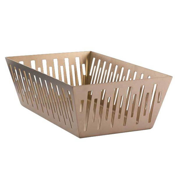 Service Ideas DB-76RG 6.25" Bread Basket, SS, Rose Gold 
