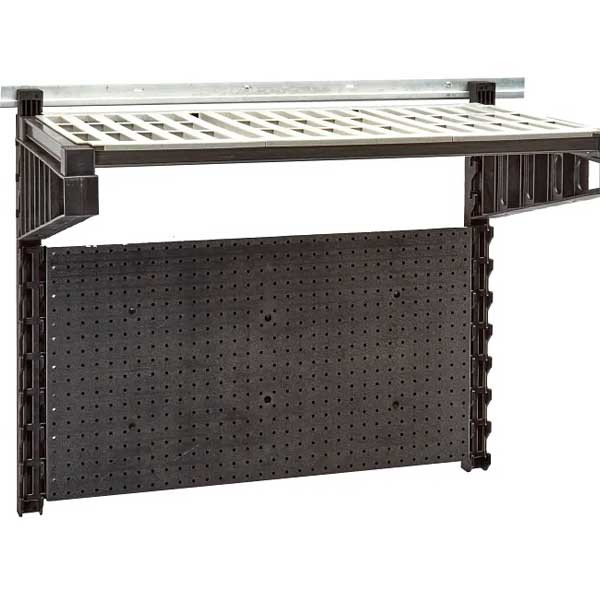 Cambro EWSA36TASK110 Camshelving Elevation 40" x 18" Wall Shelving Task Station Add-On Kit