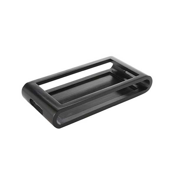 American Metalcraft MWTE21 21-3/4" x 9-3/8" Serving Tray, Espresso, Mango Wood