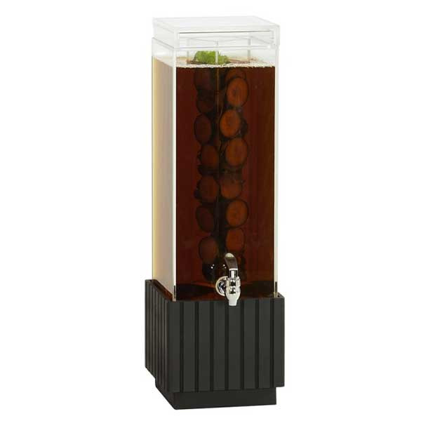 Cal-Mil 23790-3INF-13 Brooklyn 3 gal. Beverage Dispenser, Infusion Chamber, Square