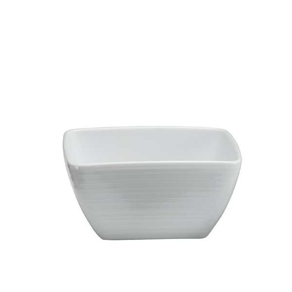 1880 Hospitality R4570000711S Sant' Andrea Botticelli 18.5 oz. Square Bowl, Porcelain, Bright White - 36/Case