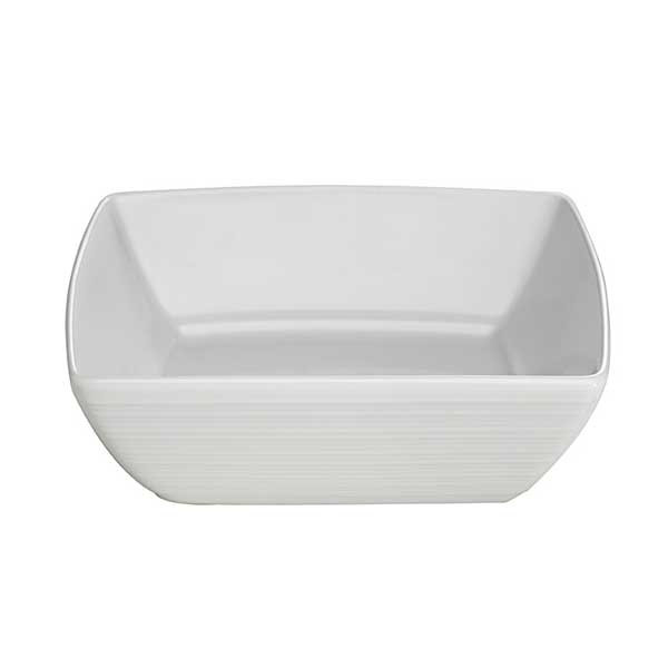 1880 Hospitality R4570000715S Sant' Andrea Botticelli 9 oz. Square Bowl, Porcelain, Bright White - 36/Case