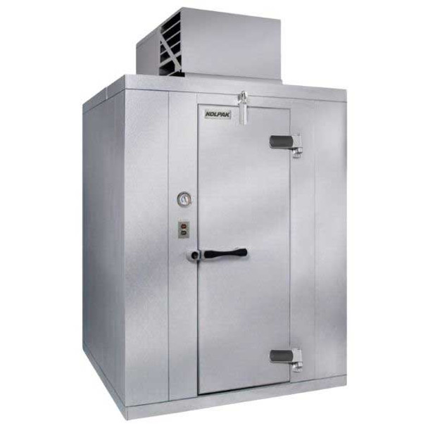 Kolpak P8-0612-CT Polar-Pak 5' x 11' x 8' Indoor Walk-In Cooler, Top Mounted Refrigeration