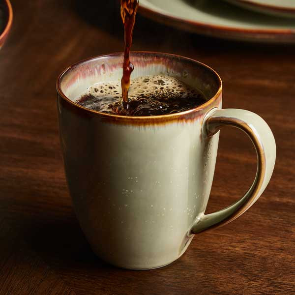 Libbey HEDON-8S Hedonite Sage 13 oz. Mug, Sage Green