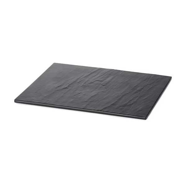 Tablecraft MG2 Frostone Collection 12-3/4" x 10-3/8" Rectangular Serving Tray 