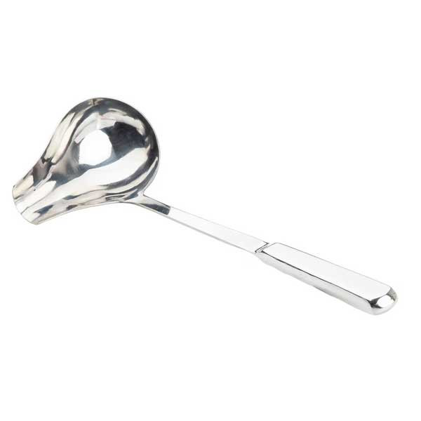Tablecraft 11632 Holden Collection 2 oz. Stainless Steel Ladle w/Spout 