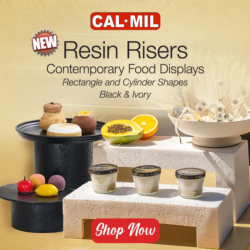 Shop the New Cal-Mil Resin Risers!