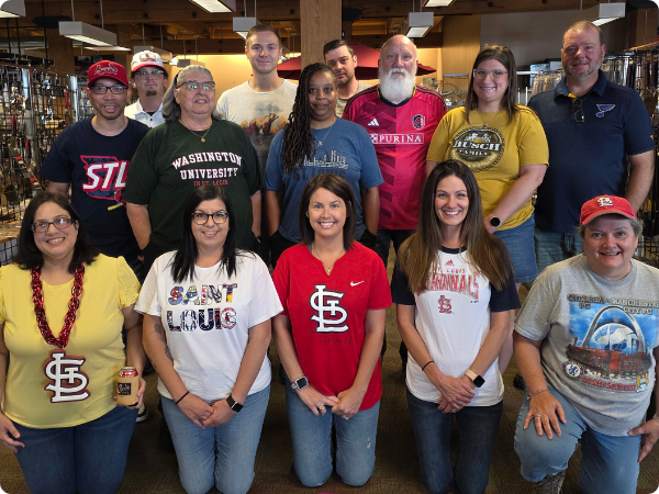 Group pic of monthly birthday celebrations