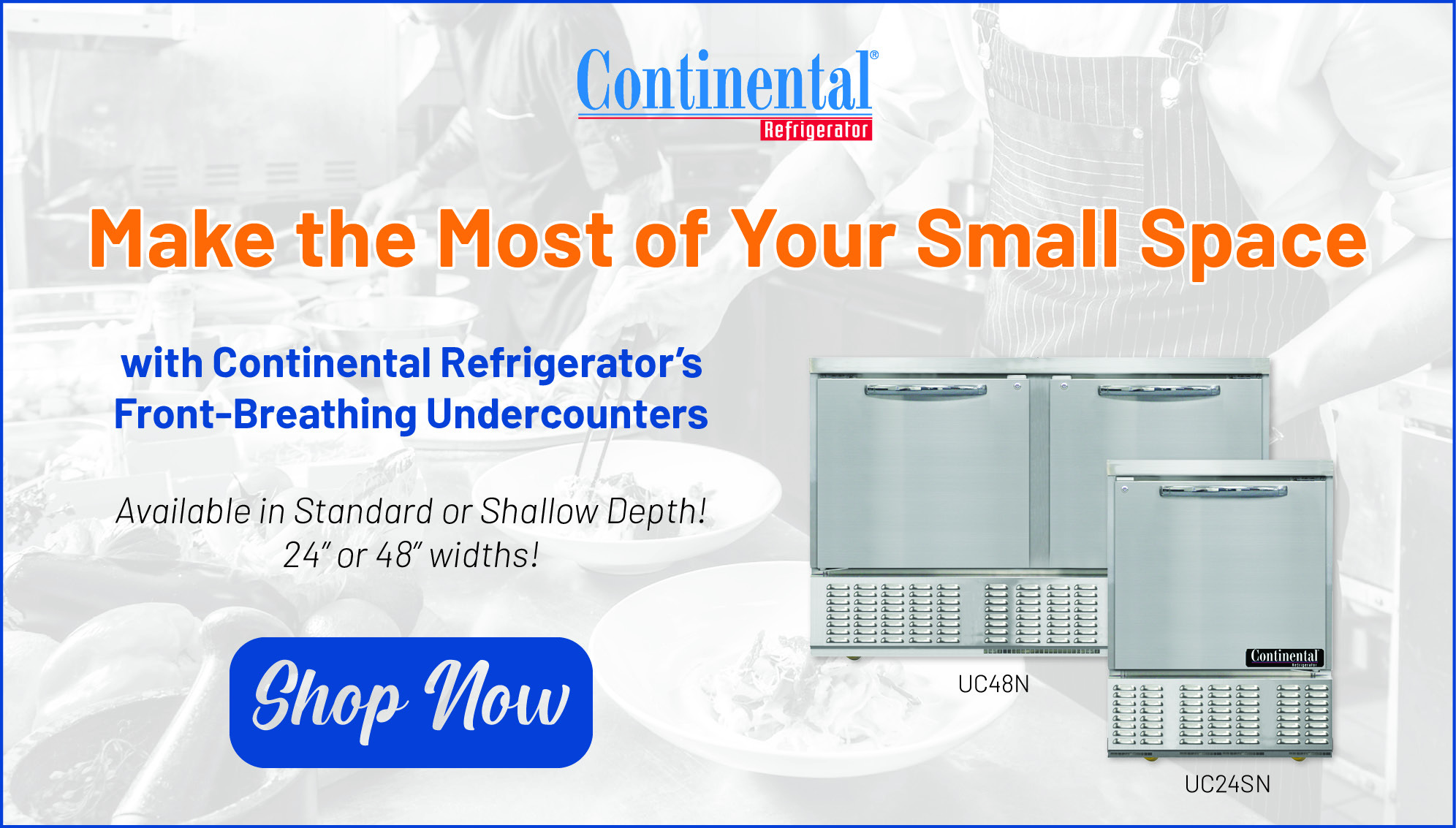 Continental Undercounter Refrigeration - Shop Now!