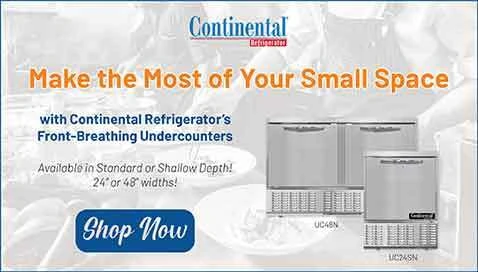Continental Undercounter Refrigeration - Shop Now!