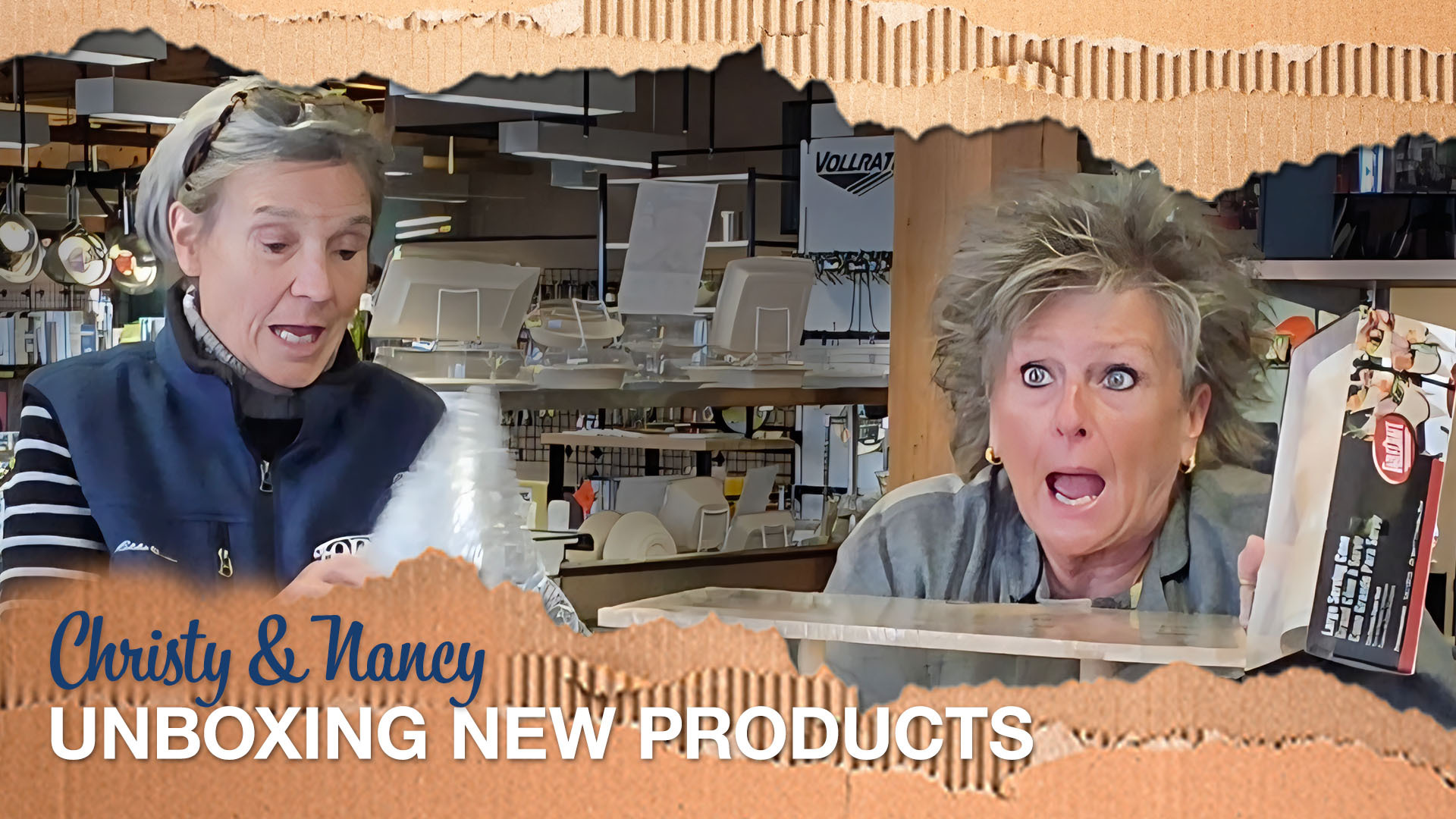 Unboxing New Products with Christy & Nancy - Sponsored by  Tablecraft