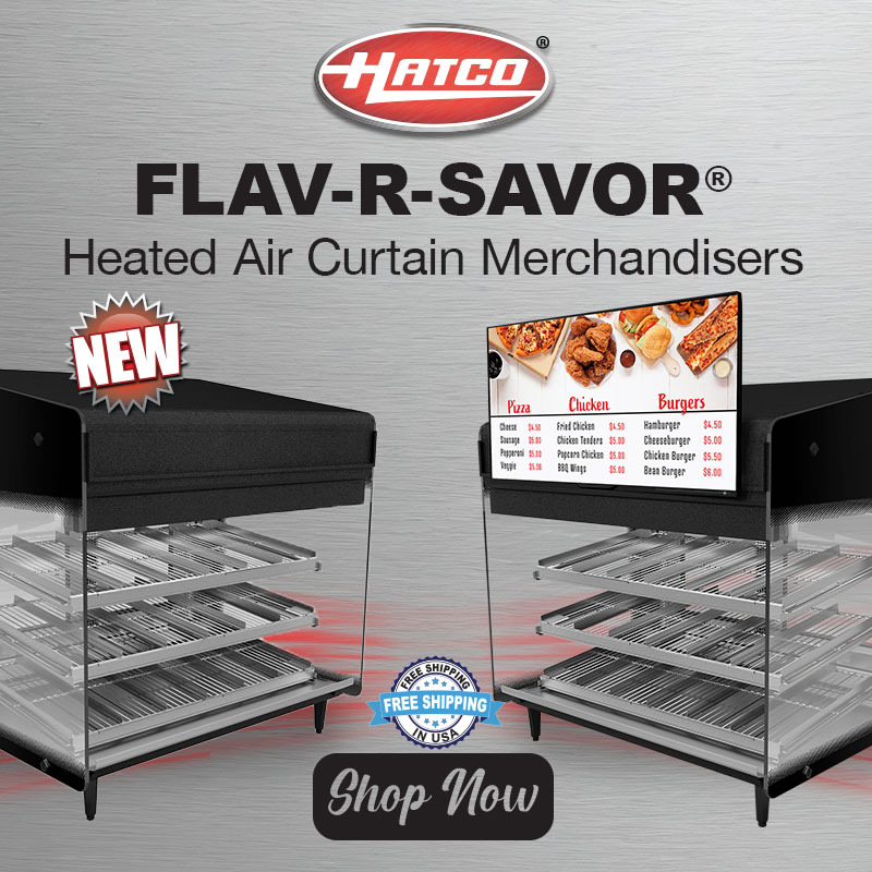 Shop the New Hatco Flav-R-Savor Heated Air Curtain
