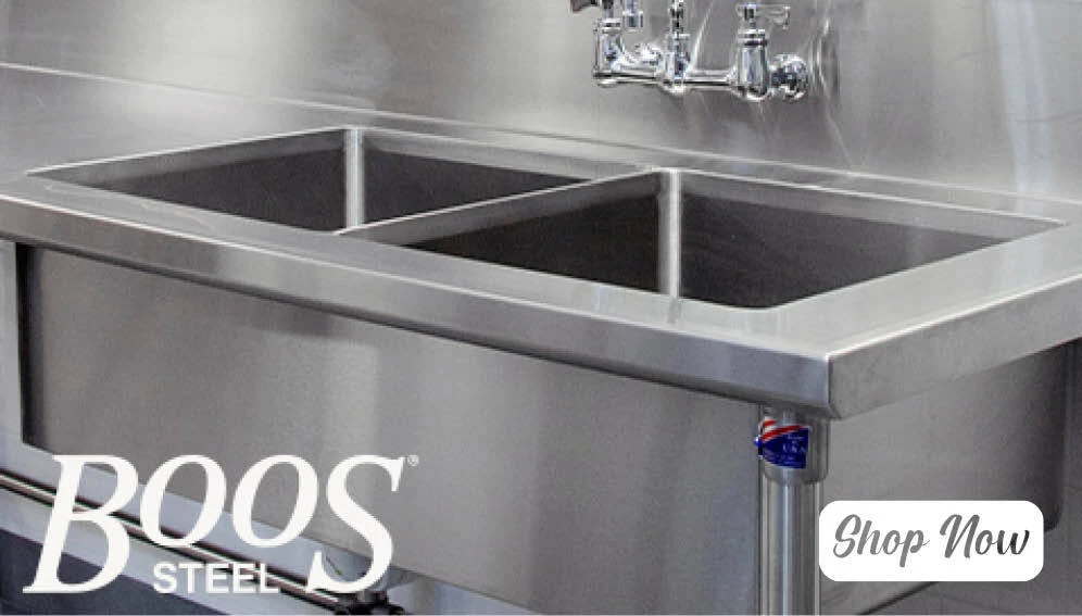 John Boos Compartment Sinks - Shop Now!