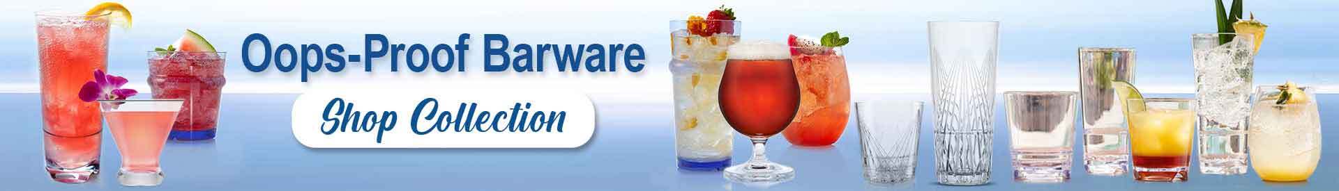 Oops-Proof Barware - Shop Collection of Plastic Drinkware