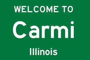 Welcome to Carmi Illinois Green Sign