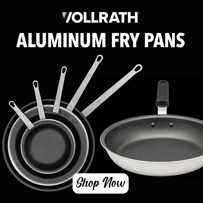 Shop Vollrath Aluminum Fry Pans!
