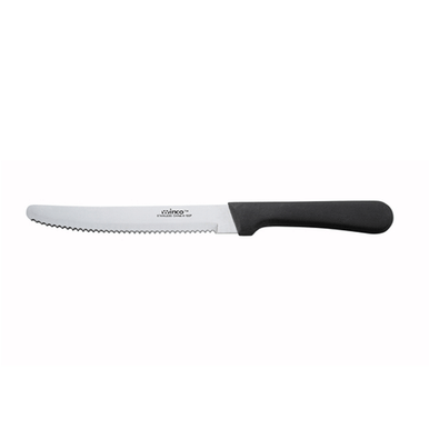 Stainless Steel 5 Blade Round Tip Jumbo Knife, Plastic Handle Steak K