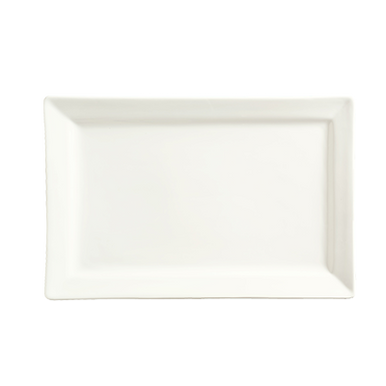 Libbey SL-26 Slate 12" x 8" Rectangular China Plate - 12/Case - Ford ...