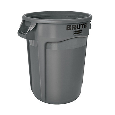 Rubbermaid FG263200GRAY Brute Trash Container 32 Gallon Gray