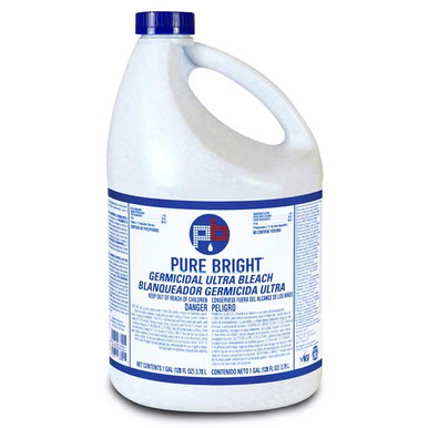 KIK 11008635042 Pure Bright Germicidal Ultra Bleach 6%, 1 Gallon