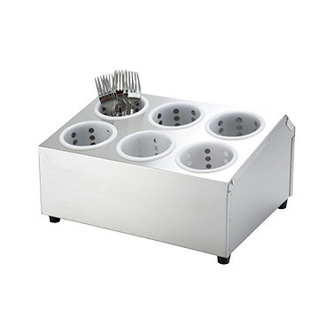 Flatware Cylinder Holder, 6 Holes, 2 Tier (2 Pieces/Unit)