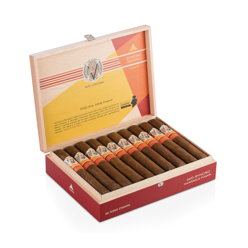Avo Syncro Nicaragua Fogata Toro  open Box of 20 cigars