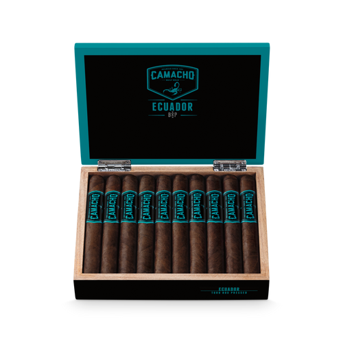 Camacho Ecuador Box Pressed Toro  open Box of 20 cigars