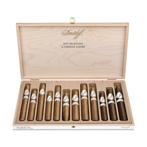 Davidoff Premium Gift Selection  open Box of 12 cigars