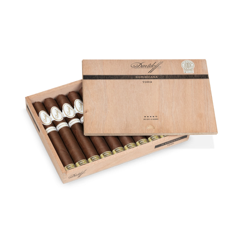 Davidoff Dominicana Toro  open Box of 10 cigars
