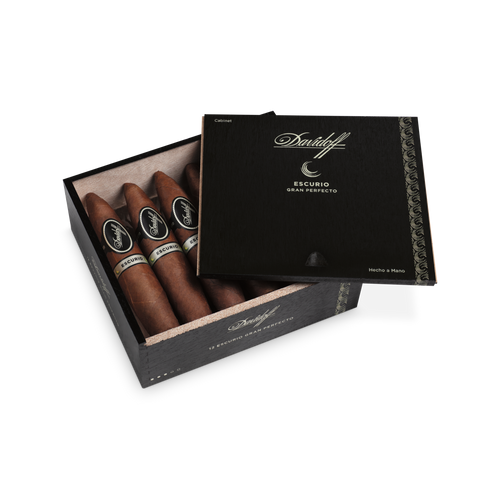 Davidoff Escurio Gran Perfecto  open Box of 12 cigars