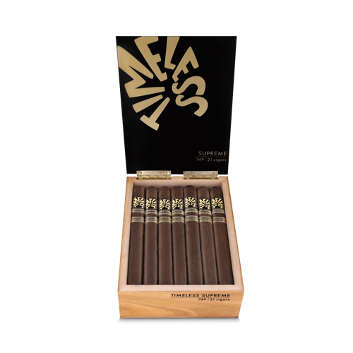 Ferio Tego Timeless Supreme 749  open Box of 21 cigars