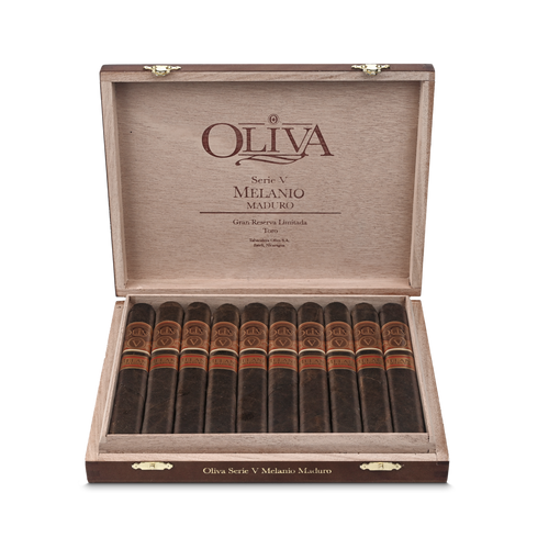 Oliva Serie V Melanio Maduro Toro  open Box of 10 cigars